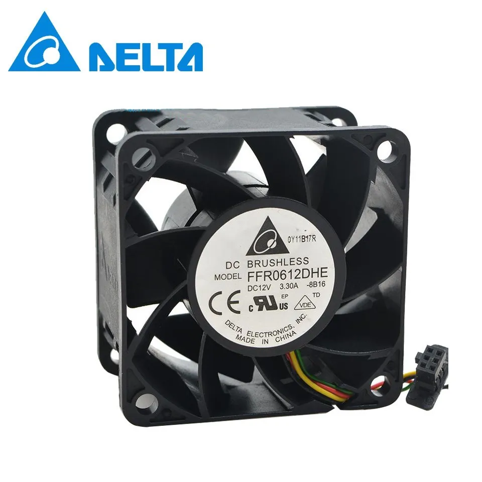 

FFB0612DHE 60mm For DL380 G6 G7 463172-001 496066-001 12V 3.3A 6038 cooling fan for Delta