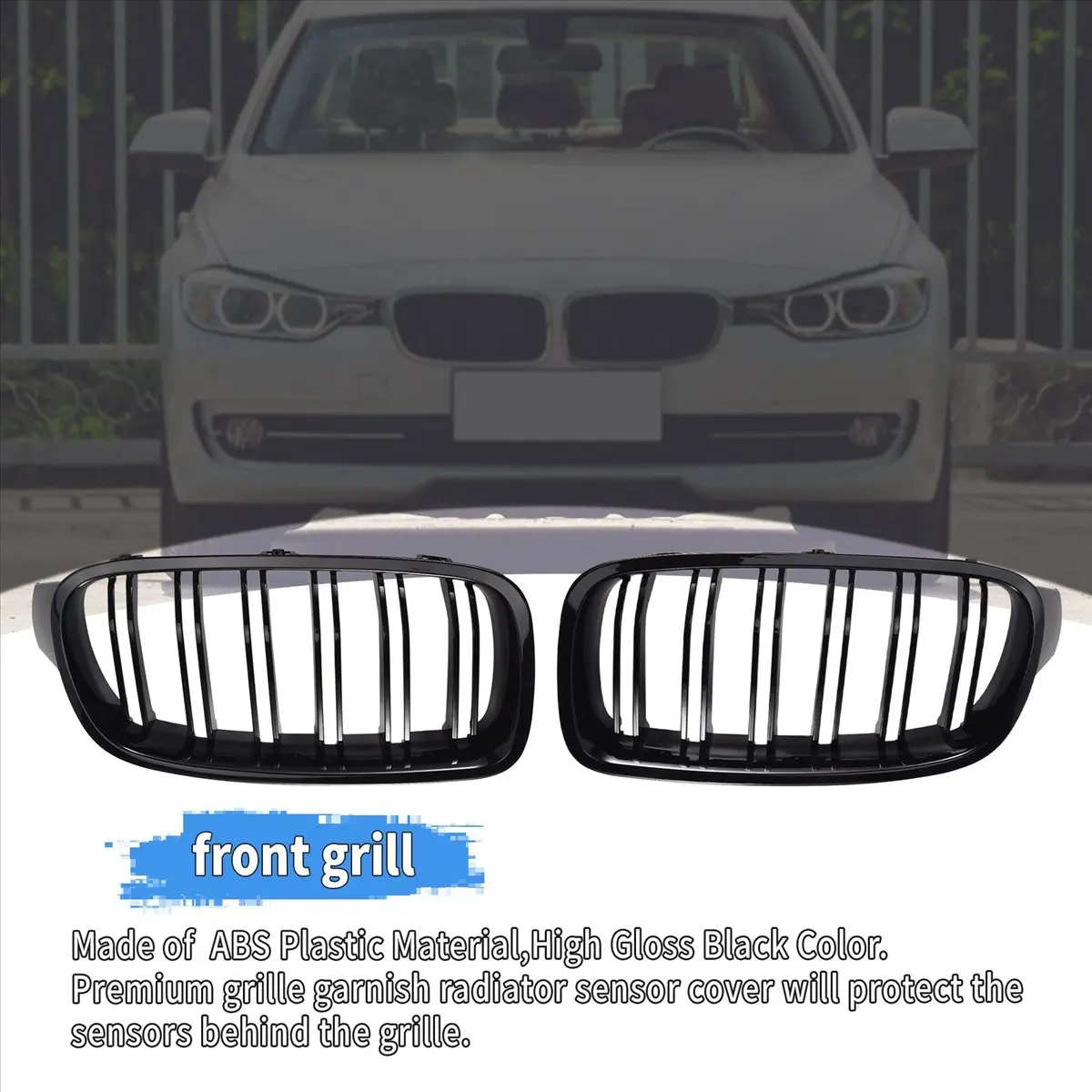 Super Sale Gloss Black Car Front Kidney Grille Grill for-BMW 3 Series F30 F31 F35 2012-2018