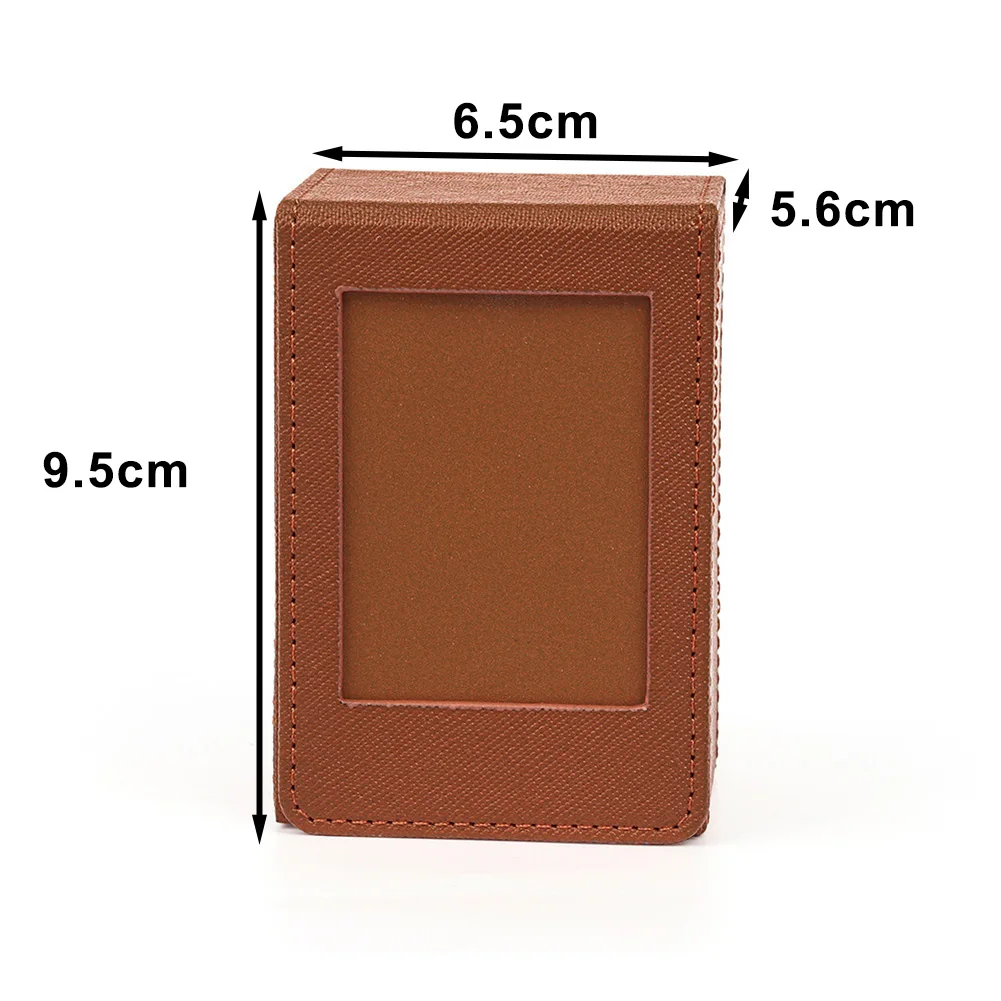 

Compact PVC Storage Box with Large Capacity for 3 Inch Photos and Game Cards Designed for Easy Organization and Protection