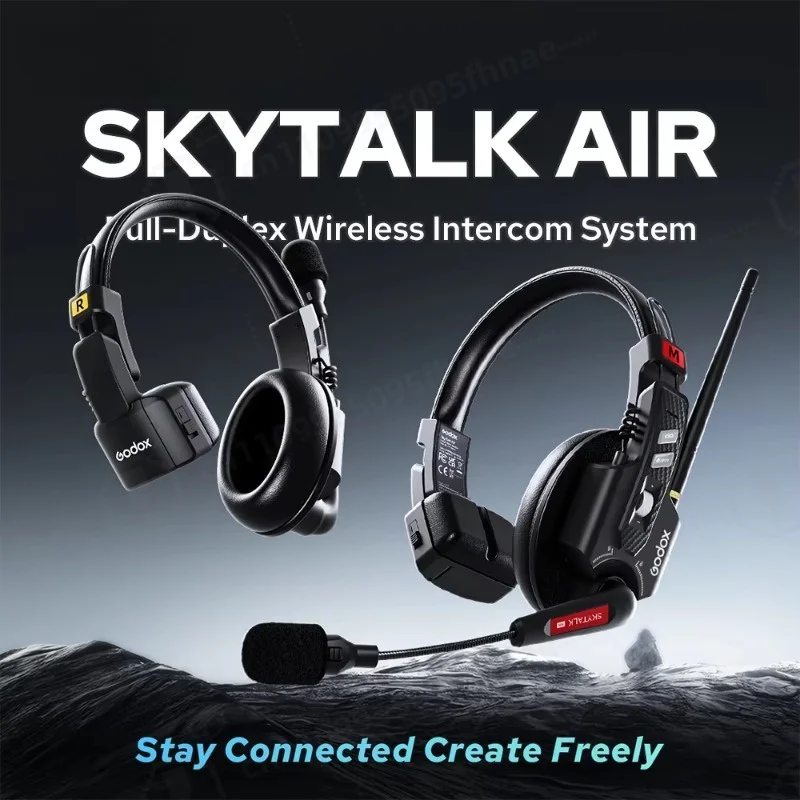 Wireless Headset Intercom System Film Crew Real-time Monitoring Device