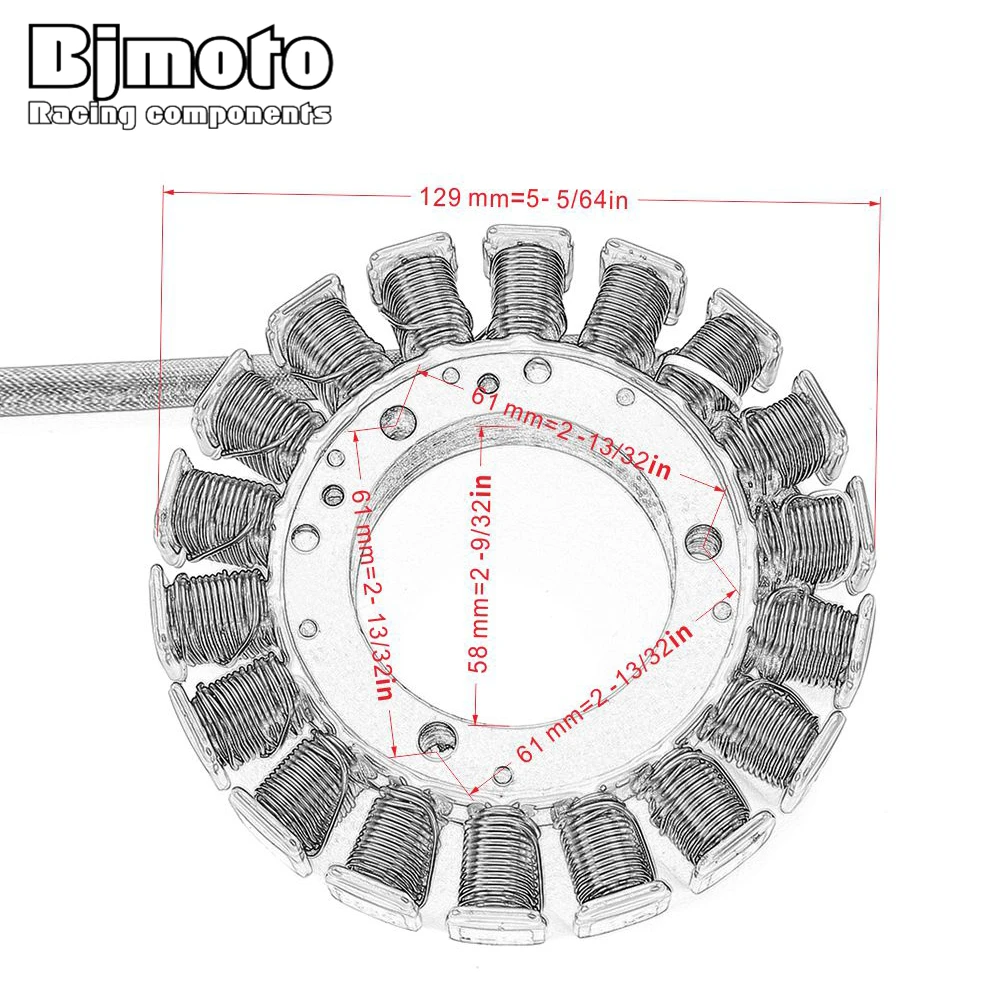 Stator Coil For Yamaha XVZ1300A XVZ1300AT XVZ1300CT XVZ1300LT/ CT XVZ1300TF Royal Star Venture Midnight Tour Classic Deluxe S