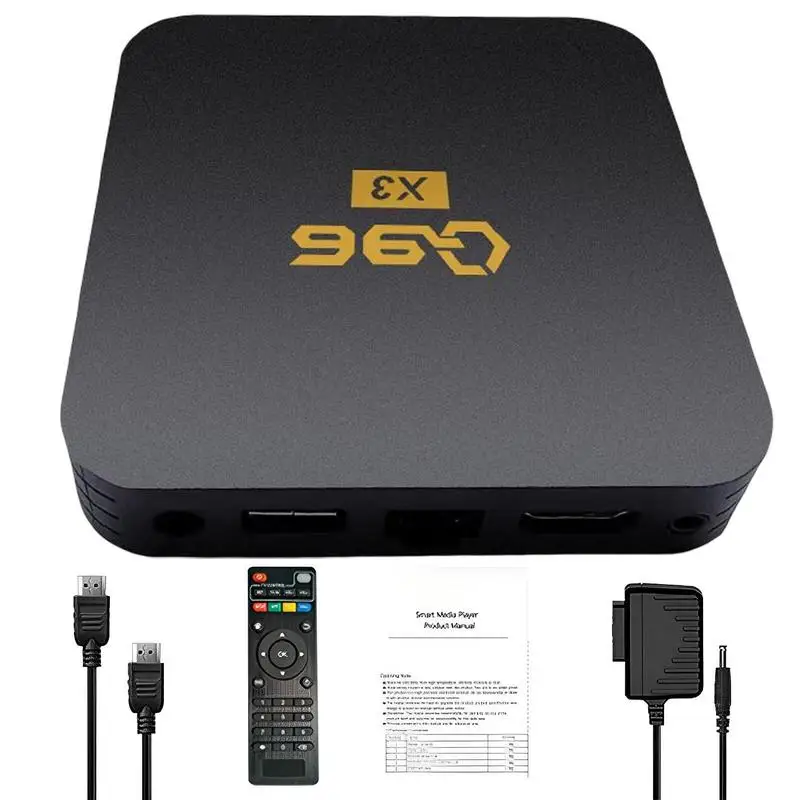 Neue wifi 4k q96 smart tv box q96 x3 wifi set top box android global media player android quad core smart tv box media player box