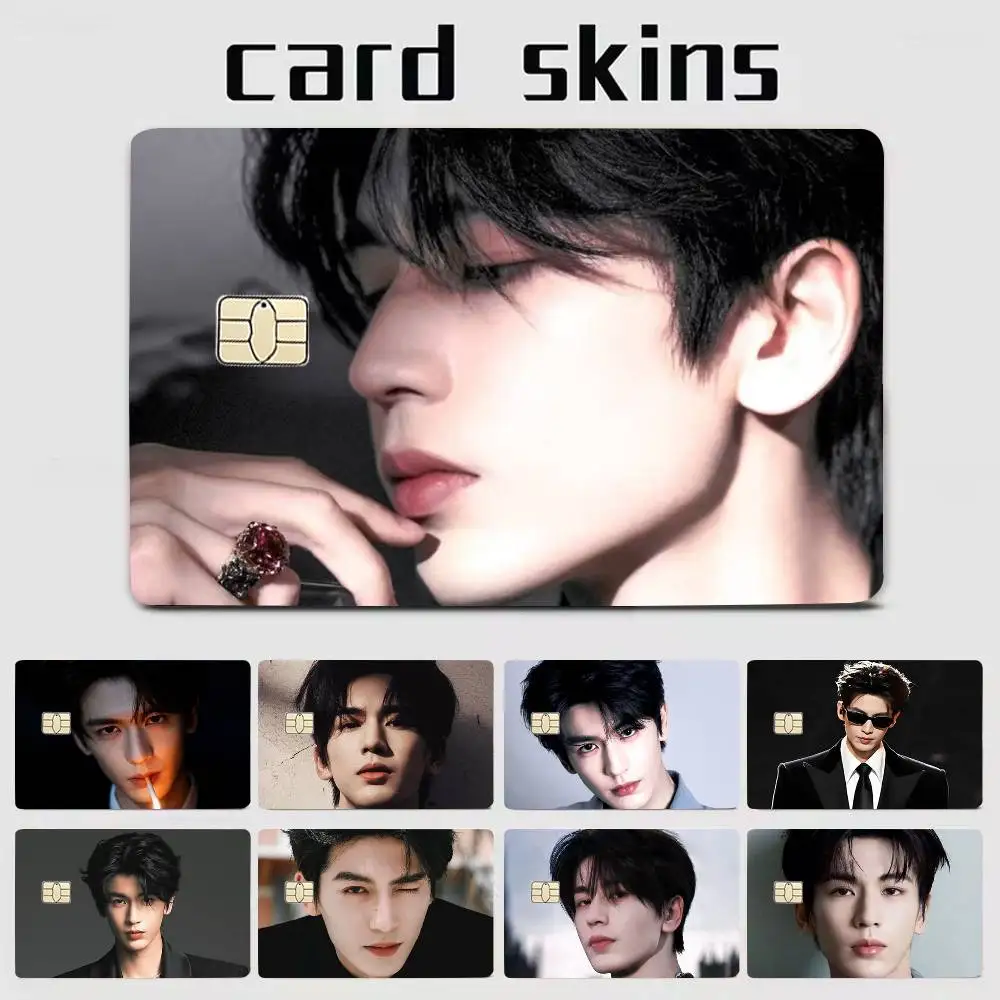 zhang linghe 4pcs 1Set HD Waterproof Card Skins Protective Stickers for Credit Bank Game Cards