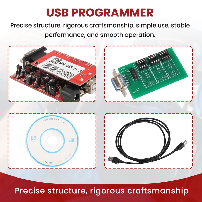 Upa Usb Programmer Diagnostic-Tool Upa-Usb Ecu Programmer Upa Usb V1.3 With Adapter For 2013 Version Main Unit