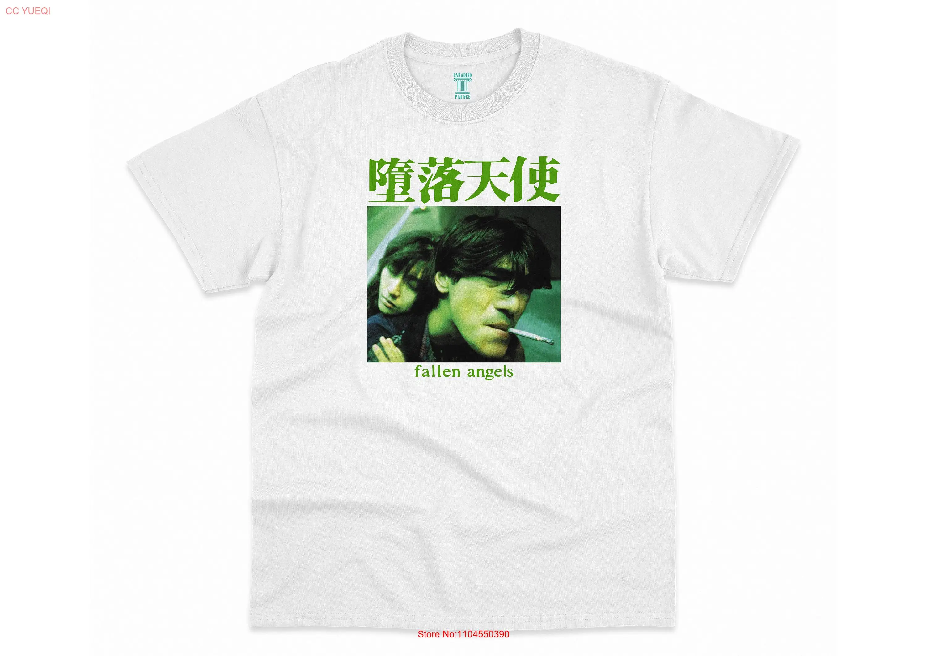 Fallen Angels Wong Kar wai Leslie Cheung 1995 HQ película estampado camiseta peso pesado cuello redondo manga larga o corta