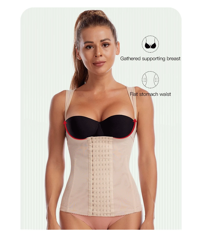 Sauna Shapewear Women Sweat Shaper Vest Corset Thermo Waist Trainer Belly Slimming Sheath Neoprene Losing Weight Sport Girdles