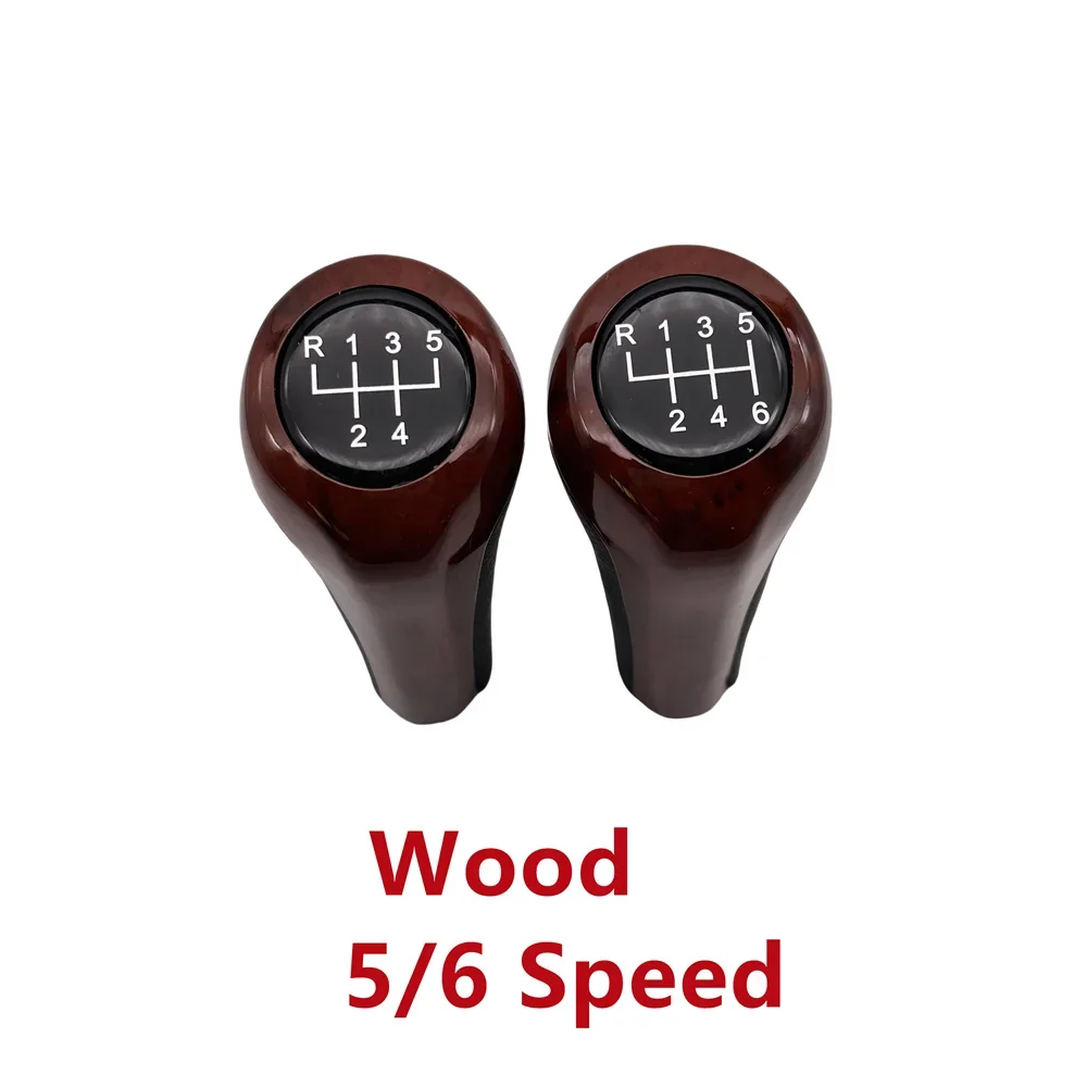 New Gear Stick Shift Knob 5 6 Speed Leather For BMW 1 3 5 6 Series E30 E32 E34 E36 E38 E39 E46 E53 E60 E63 E83 E84 Car Manual