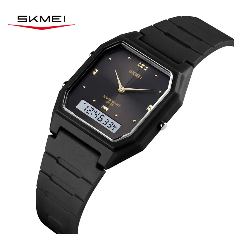 

SKMEI Fashion Quartz Watches for Men Women Simple Waterproof Dual Time Countdown Lady Wristwatches Clock Relogio Masculino