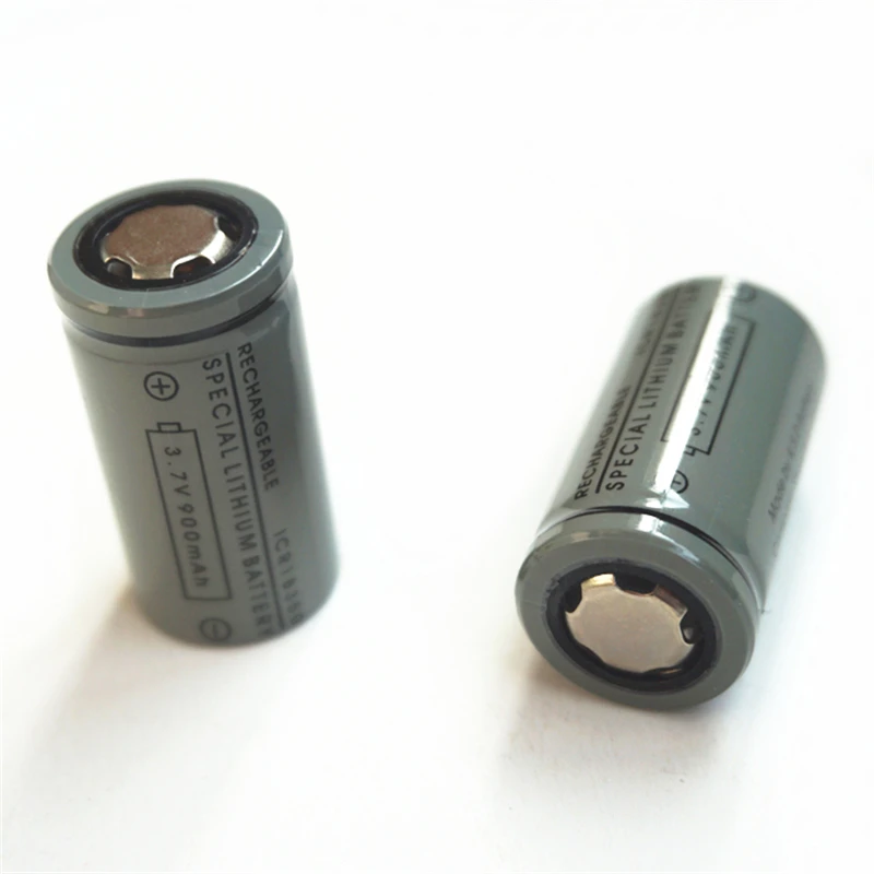 18350 리튬 이온 배터리 셀, 토치, 전자 담배, 디지털 제품 보조배터리, 900MAH, 3.7V, 4.2V