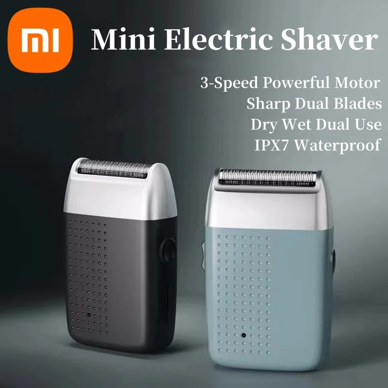 Xiaomi M1900 Electric Shaver Portable Hair Clipper Rechargeable Beard Trimmer Shaver Beard Shaving Machine For Men New 2024