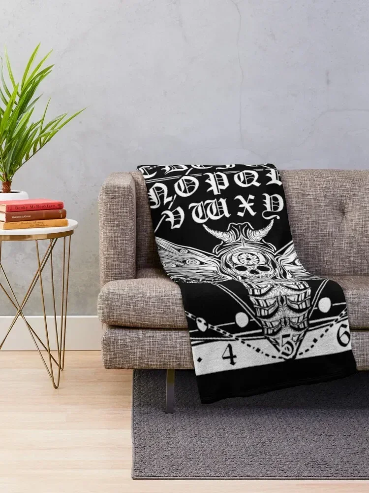 Death Moth Spirit Board Throw Blanket Sofas Custom sofa bed Blankets