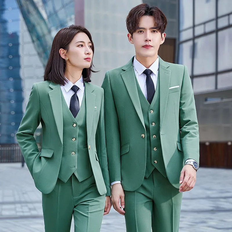 

ZX368 suits for all seasons business slim fit groom wedding best man suits men and women professional formal wear sales office w