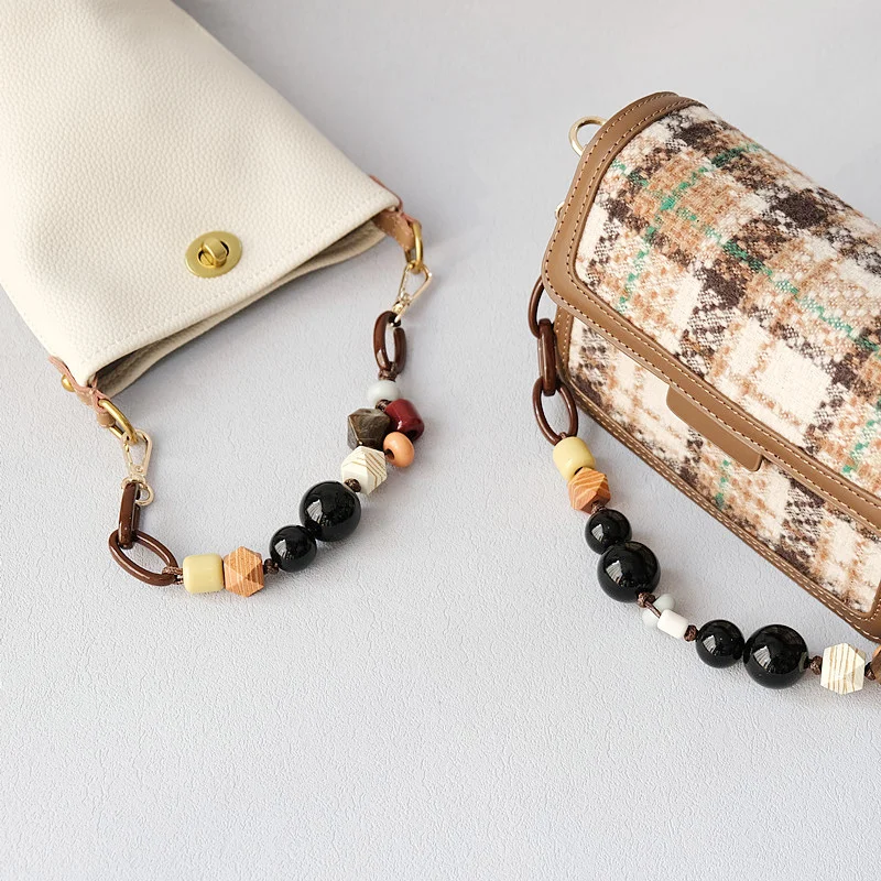 حقيبة حزام جلد حقيبة قصيرة حزام حقيبة يد مقابض مشبك ذهبي أنيق لمشاريع DIY سوار حقائب كروسبودي #1