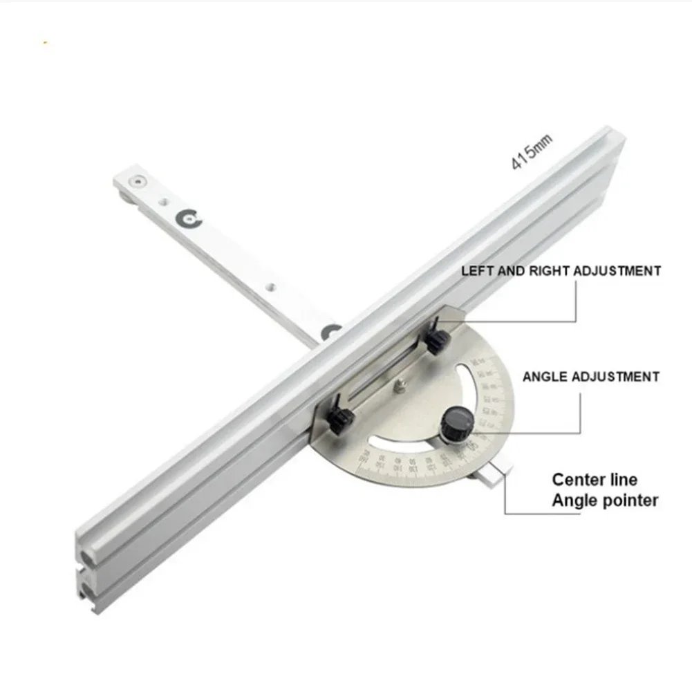 Angle Pusher Table Saws Adjustable Aluminium Oxide Chutes Fence Gauge Ruler Woodworking Accessories Push Band Saw