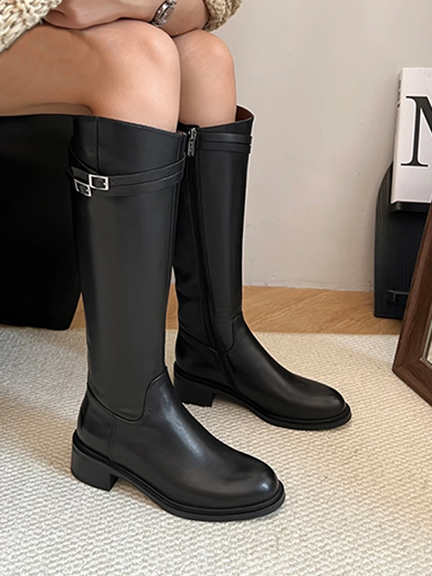 bottes-de-chevalier-en-cuir-veritable-double-bleu-pour-femmes-talon-epais-bout-rond-bottes-longues-hauteur-interieure-accrue-bottes-longues-au-dessus-du-genou-si