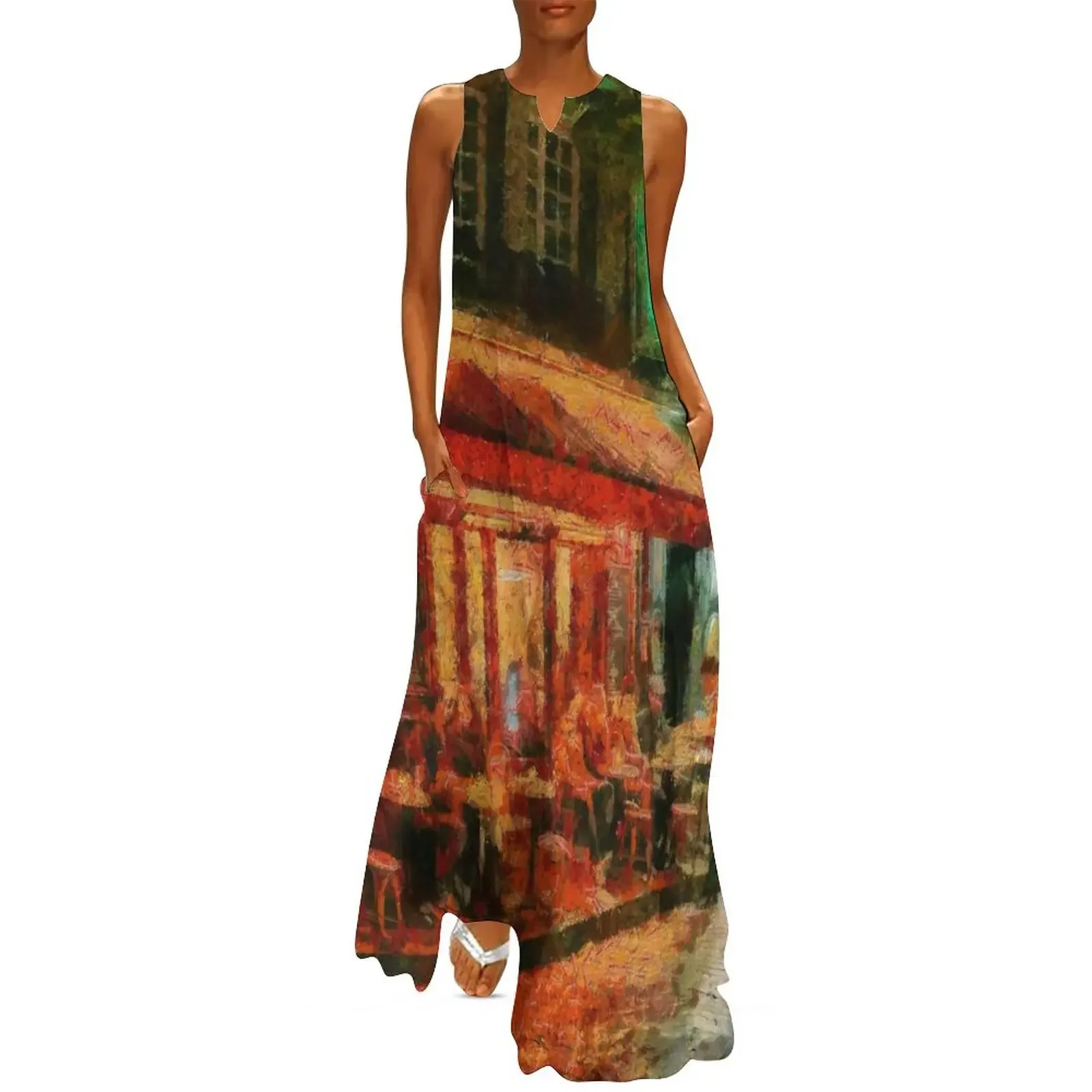 

MIDNIGHT IN PARIS Long Dress long sleeve dress luxury woman party dress festival outfit women
