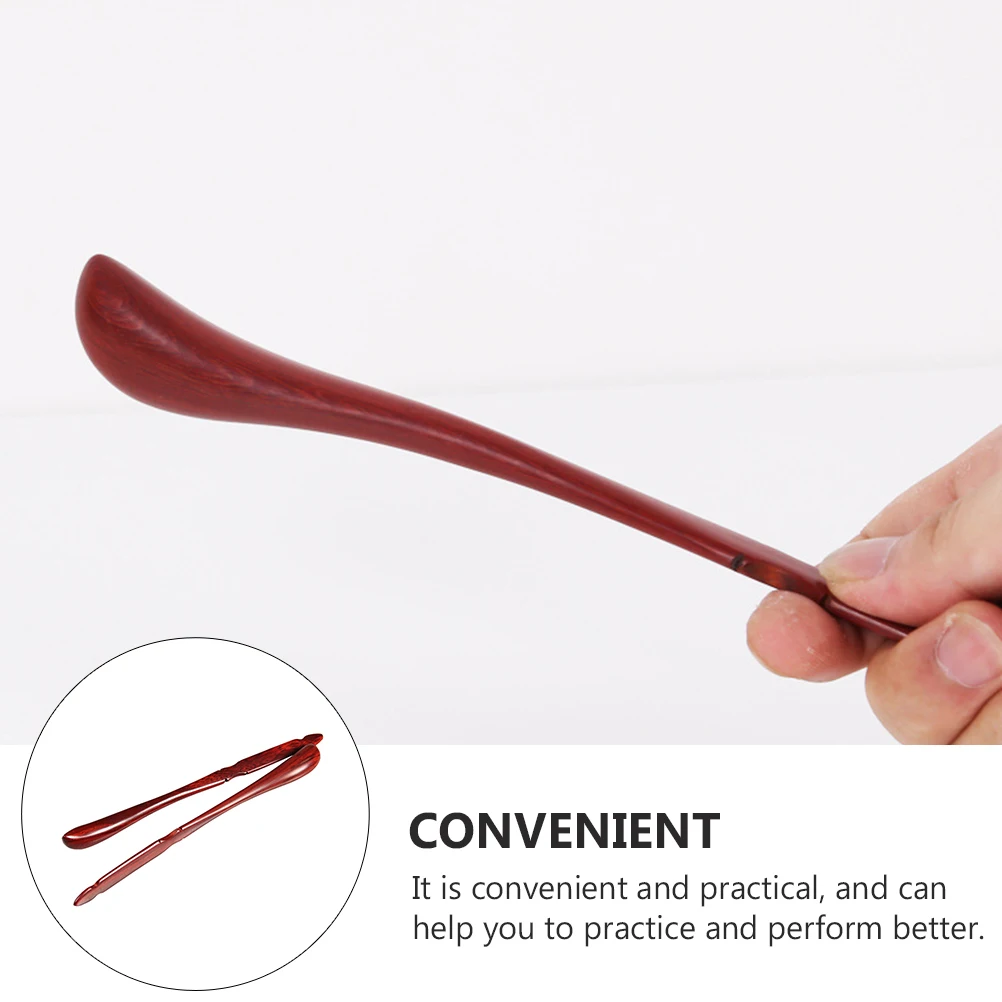 

2 Pcs Red Sandalwood Yangqin Hammer Dulcimer Instrument Accessories for Instruments Single Sided