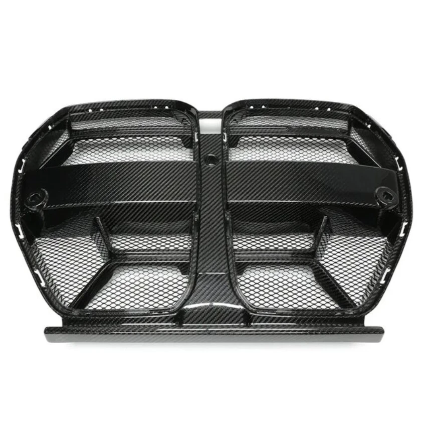 

Real Dry Carbon Fiber BodyKit Car Front Grilles with Insect Screen for G80 G81 M3 M4 G82 G83 CSL Style Grills