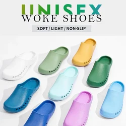 Anti-slip Surgical Shoes Medical Clogs Dental Nurses Working Shoes EVA Operating Room Protective Sandals for Women Men 2441