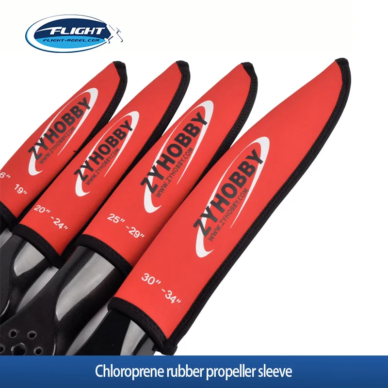 PZYT Neoprene Propeller Sleeve Anti Scratch Dustproof Blade Cover For 16‑34 Inch RC Fixed‑Wing Airplane