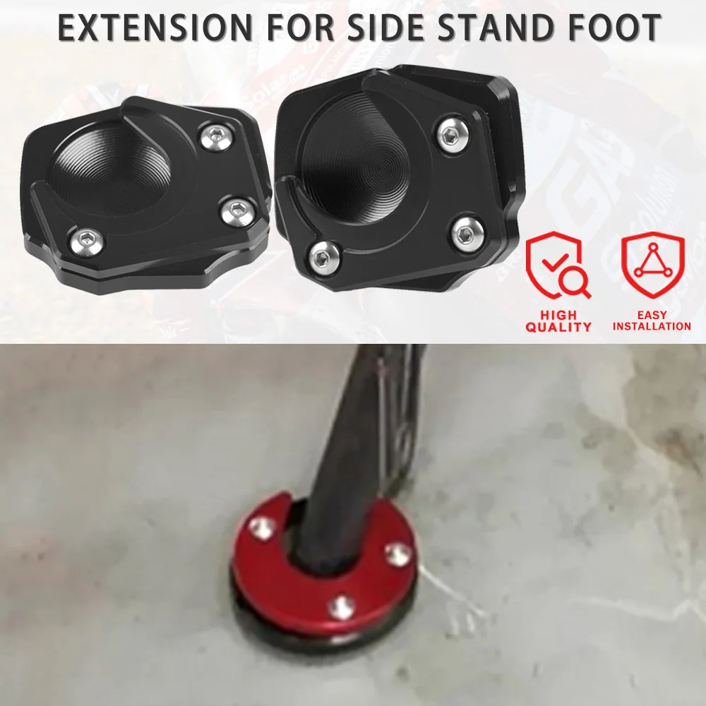

Motorcycle For Aprilia GPR150 GPR125 GRP-125 GRP-150 CNC Accessories Foot Side Stand Enlarger Kickstand Enlarge Plate Pad Base