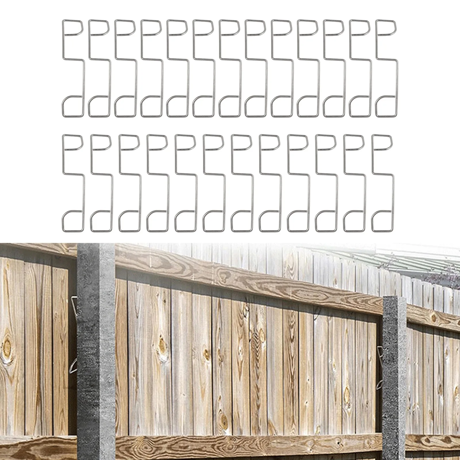 

Easy Install Fence Panel Clips Easy Install Clips Fence Panel Clips Easy Installation Process Stabilizes Fence Panels