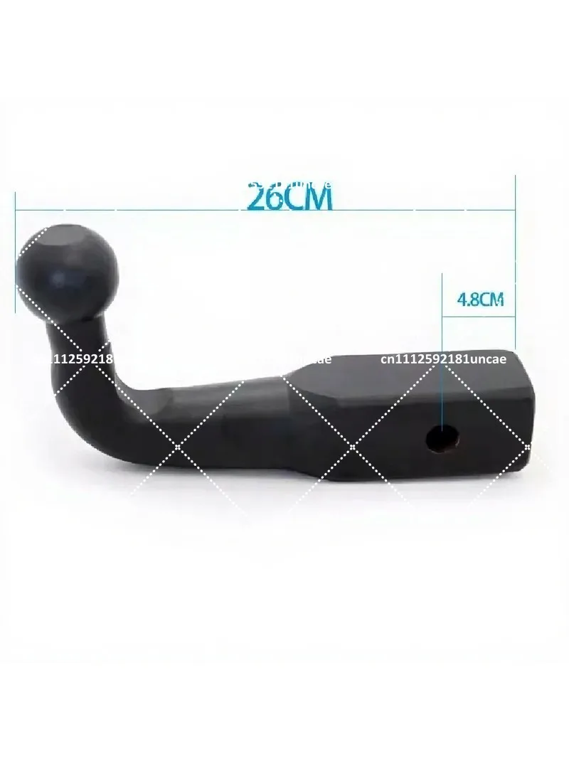 2-inch Square Solid Forged Trailer Hitch Ball Mount Towing Hook for Car Truck