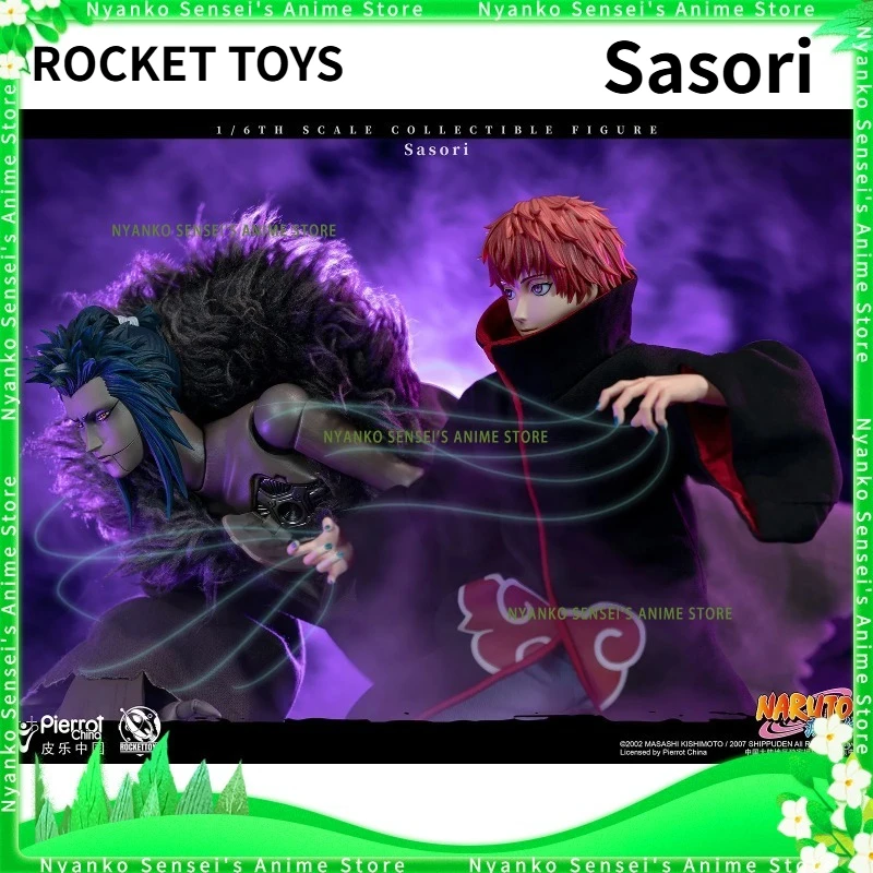 

В наличии ROCKET TOYS Sasori ROC-010 Akatsuki Naruto Shippuden Soldier Фигурка Аниме Модель Модная игрушка Кукла Подарок Коллекционная