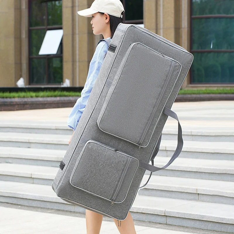 

61 Key Electronic Organ Bag Dual Shoulder Waterproof Keyboard Instrument Backpack Electronic Organ Storage Box Protective Parts