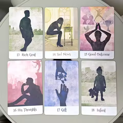 Rainbow Kipper Deck Tradition and Contemporary Art Merge 9*6cm 38 Pcs Kipper Cards