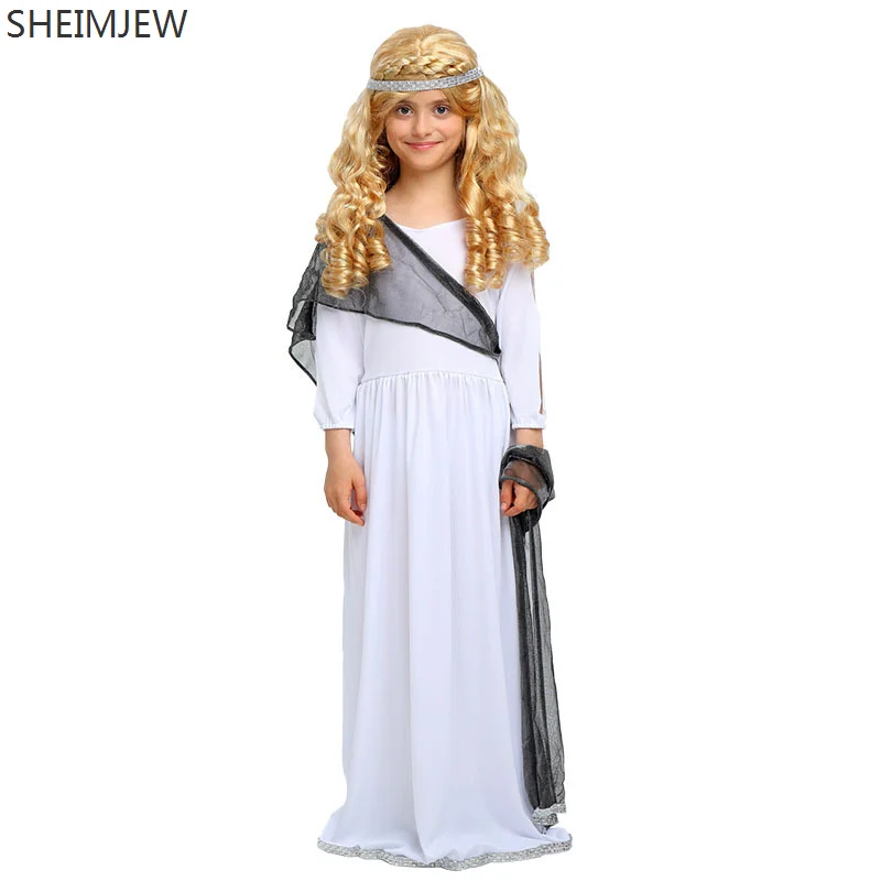 Sexy Roman Goddess Cosplay Long Dress Halloween Black Gauze Princess Costume Halloween Carnival Party Stage Performance Costumes