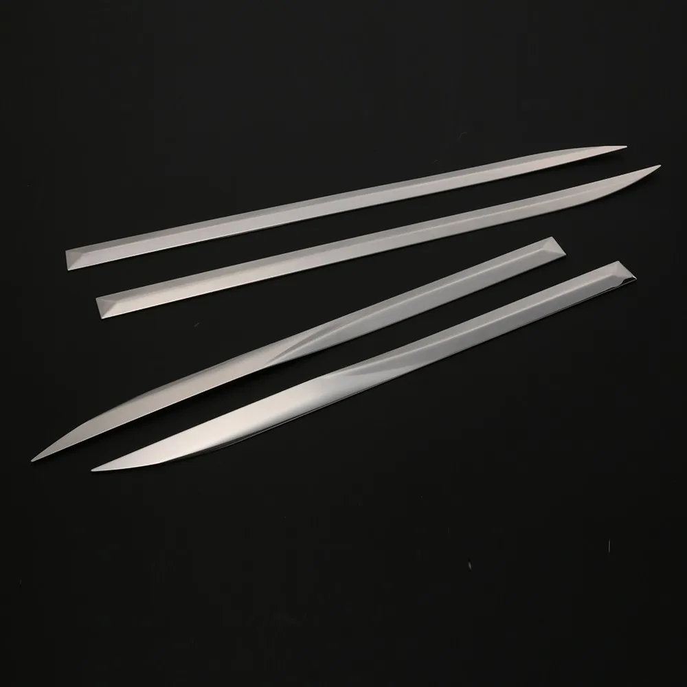 4pcs Door Trim Stainless Steel Car Door Side Line Garnish Trim Car Styling Chrome Sticker Accessories For HONDA STEPWGN RP 2015