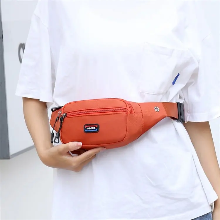 Multi-Layer Waist Bag Unisex Large Capacity Multi-Functional Sports Travel Oxford Cloth Waterproof Money Receipt Business Bag