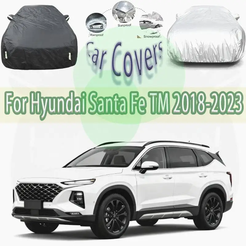 

For Outdoor Protection Waterproof Dustproof Full for Hyundai Santa Fe 2018-2023 Car Covers