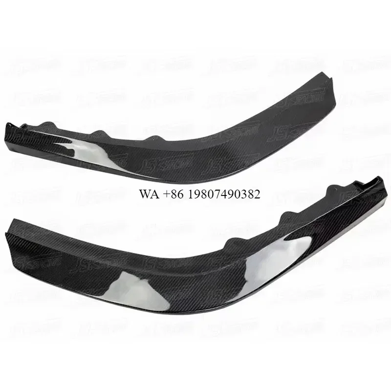 Wmwmnu for 458 Italia Spider Carbon Fiber Front Bumper Splitter Lip Body Kit 2011-2013 Jsk Style Auto Accessories