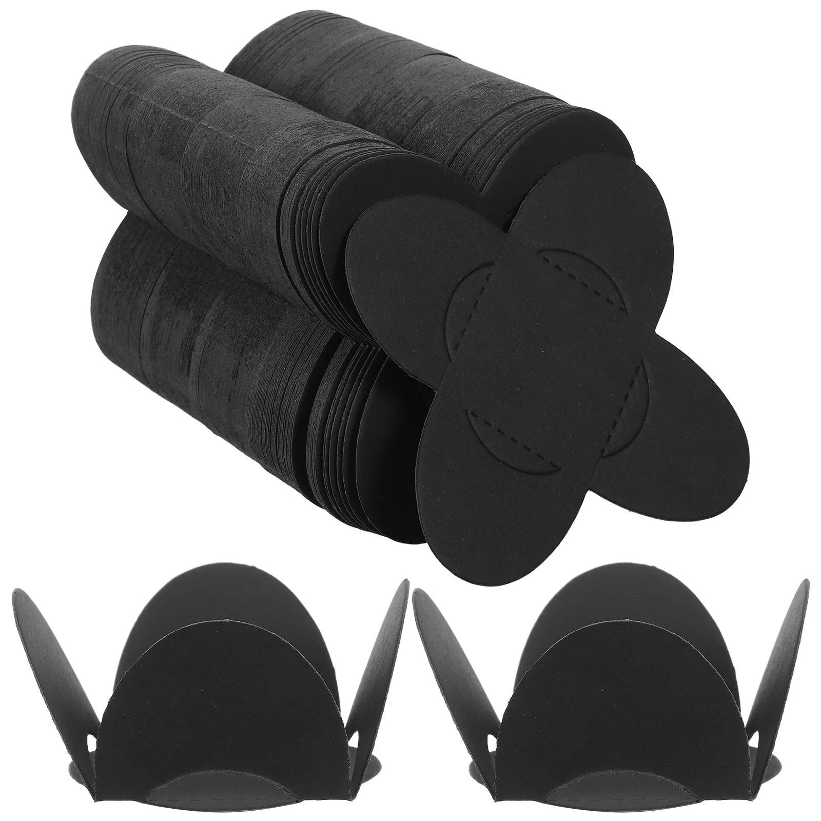 

200Pcs Chocolate Flower Holders Paper Liners Truffle Wrappers Versatile Use for Chocolates Desserts Weddings Candy Holder