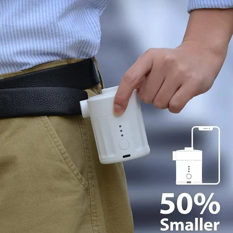 منفاخ متنقل قابل لإعادة الشحن مع 4 فوهات تضخم سريع لحمام السباحة مرتبة هوائية تمتد المجال كثيف 164 جرام خطة ABS