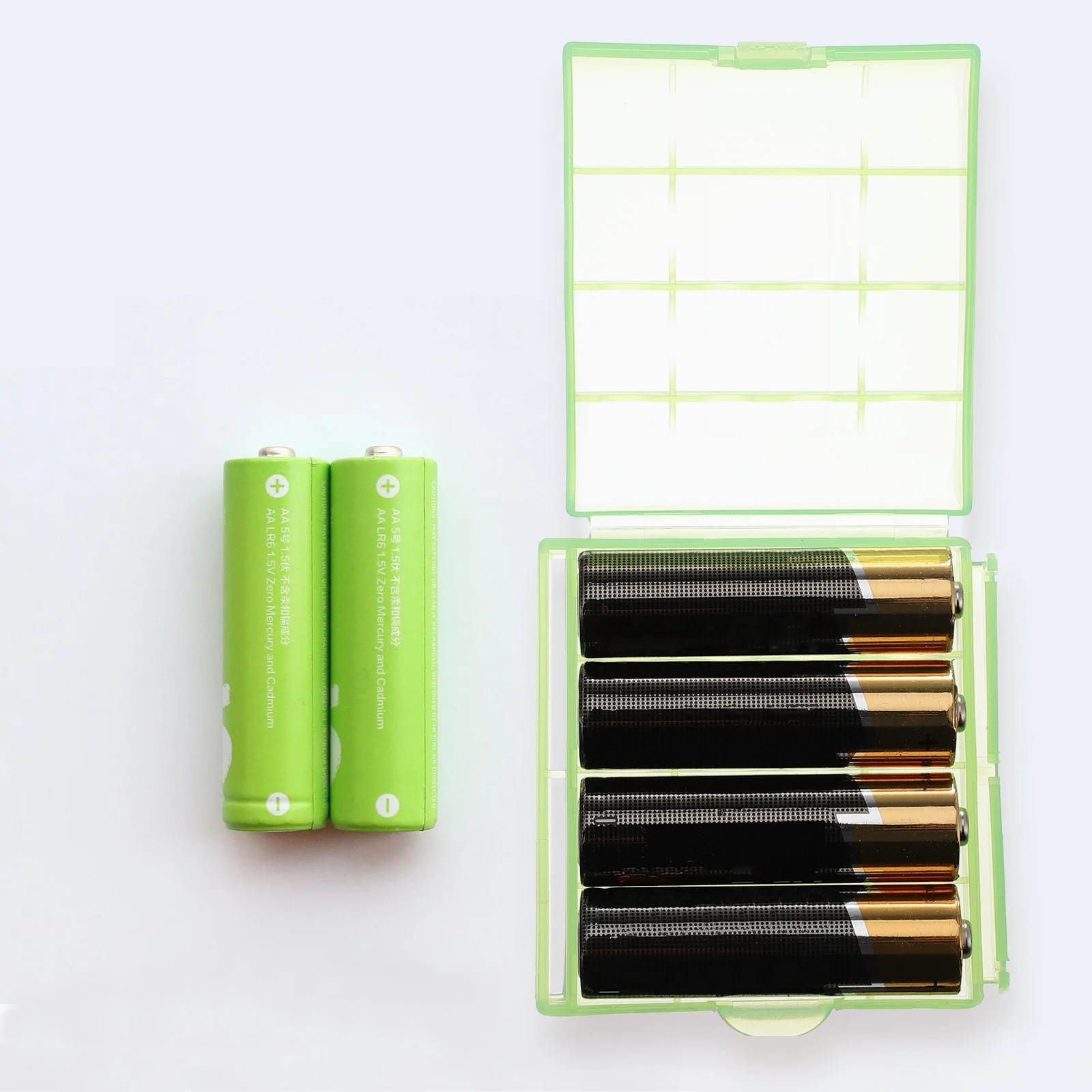 

30Pcs Safety Box Organizer Small Volume Lightweight Easy Carry Storage Case for Aa Aaa Batteries