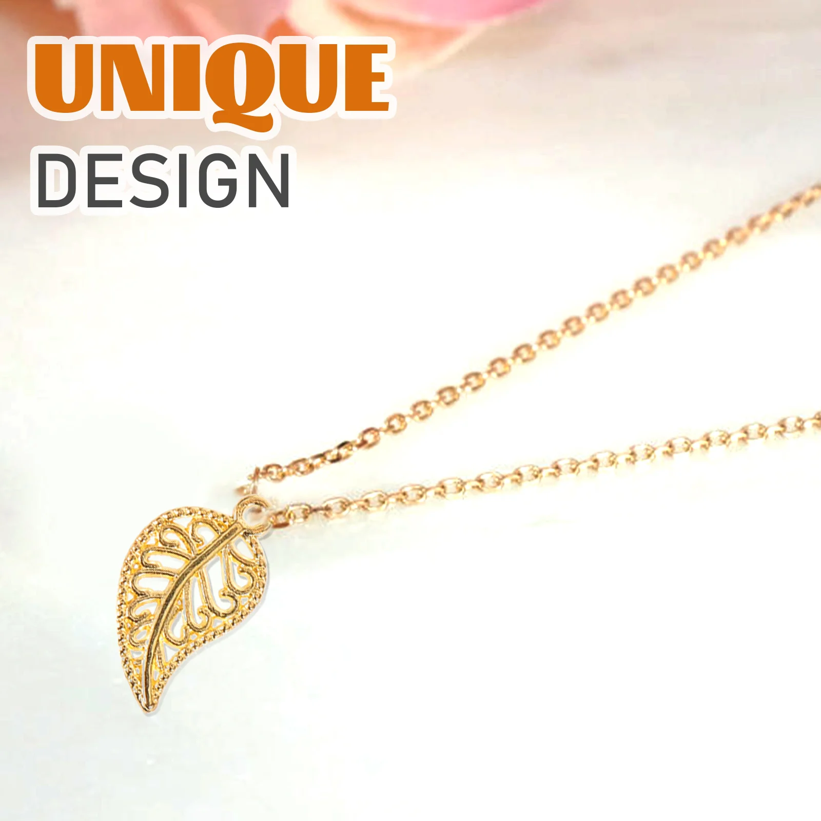

300pcs Alloy Jewelry Accessories Hollow Leaf Charms Lightweight DIY Necklace Bracelet Making Supplies Craft Findings