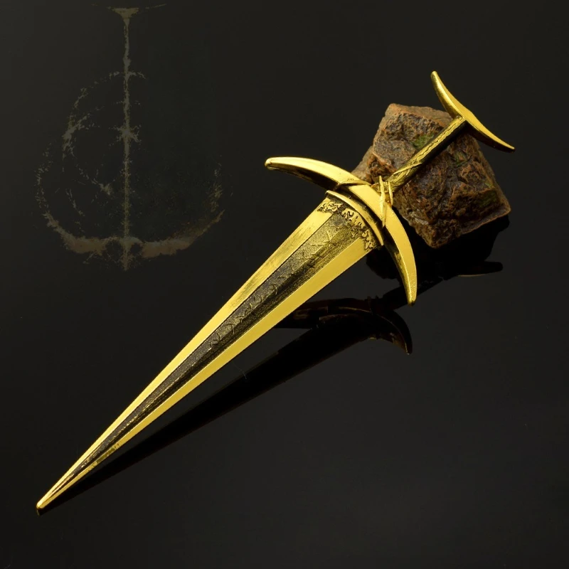 22 cm/8,66 pouces ELDENN jeu périphérique ordre dorée épée de gros métal artisanat ornement modèle jouet pour garçon cadeau anniversaire Cosplay