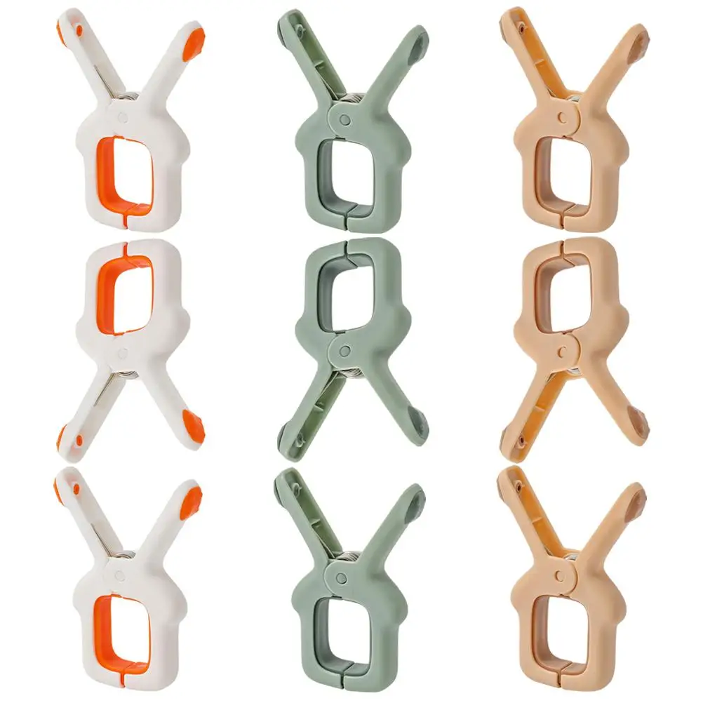 

9 Pcs Windproof Clothespins Plastic Clips for Laundry Quilt Blanket Multipurpose Pegs Lightweight Portable