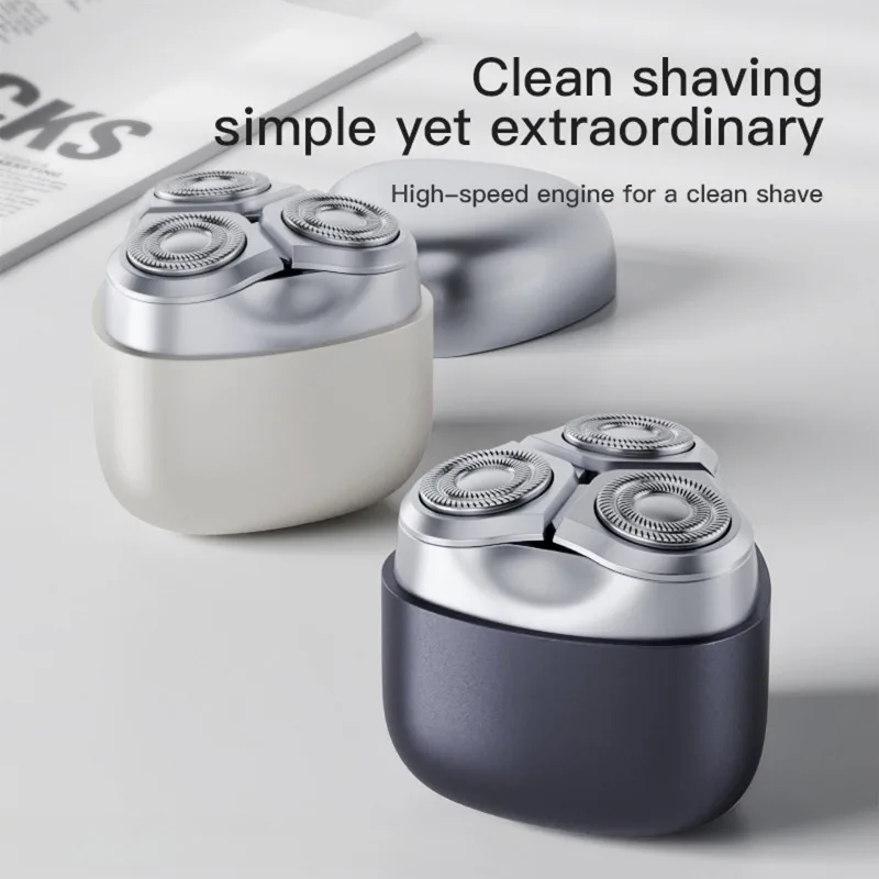 High Quality Portable Electric Shaver Men's Pocket Size Rechargeable Wet/Dry Razor for Daily Use Waterproof Household