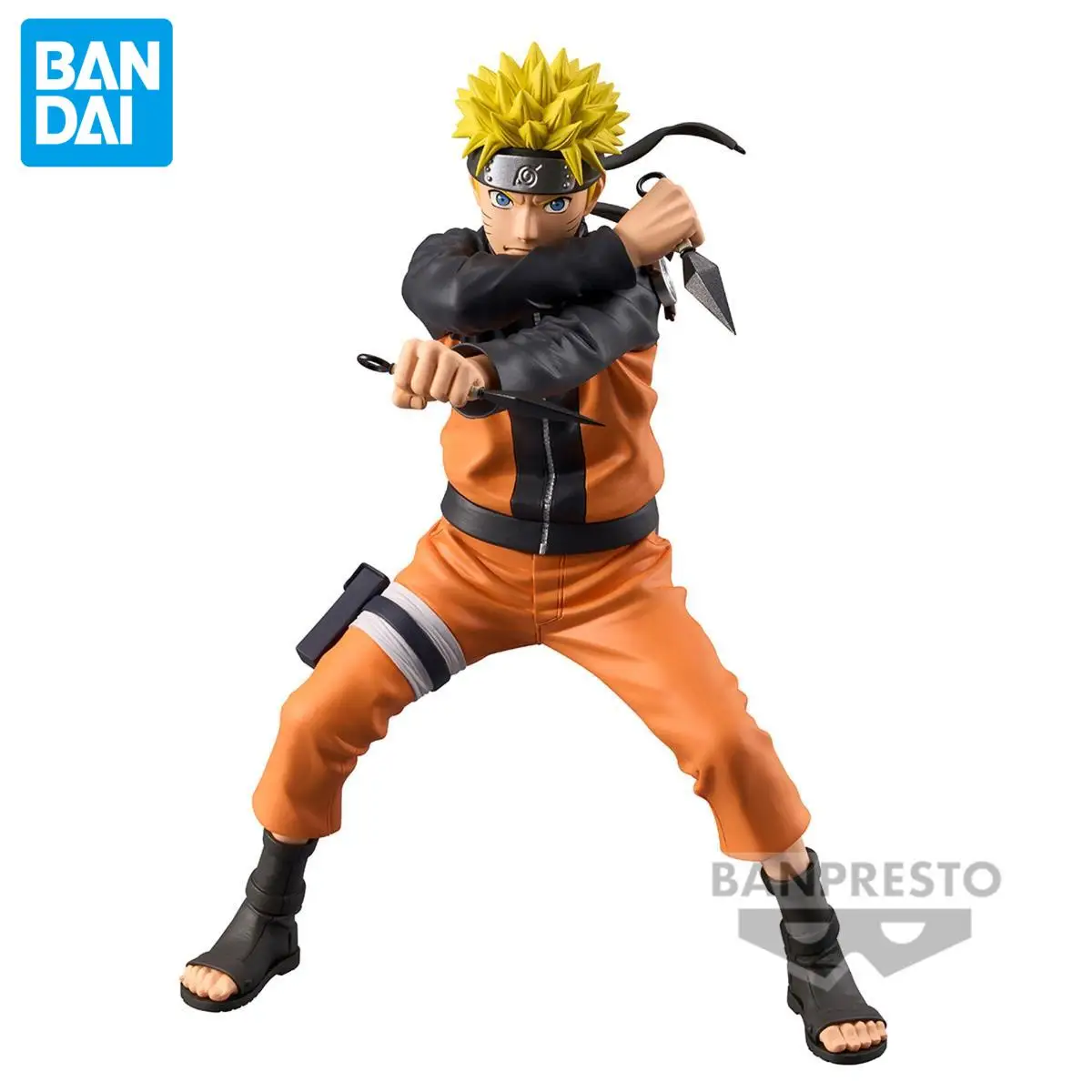 22Cm Genuine Official Original Banpresto Naruto Uzumaki Naruto Figure Anime Genuine Collectible Boxed Model Decoration Dolls Toy