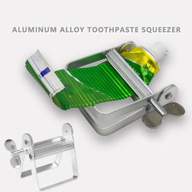 Metal Toothpaste Tube Squeezer Large Multifunctional Tube Wringer Roller Dispenser For Hair Color Dye Paint Tubes view 3