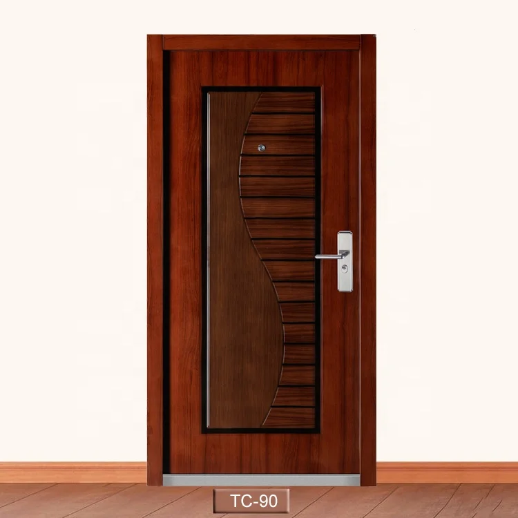 

China Manufacturer House Front Door Designs Steel Entry Exterior Security Steel Door