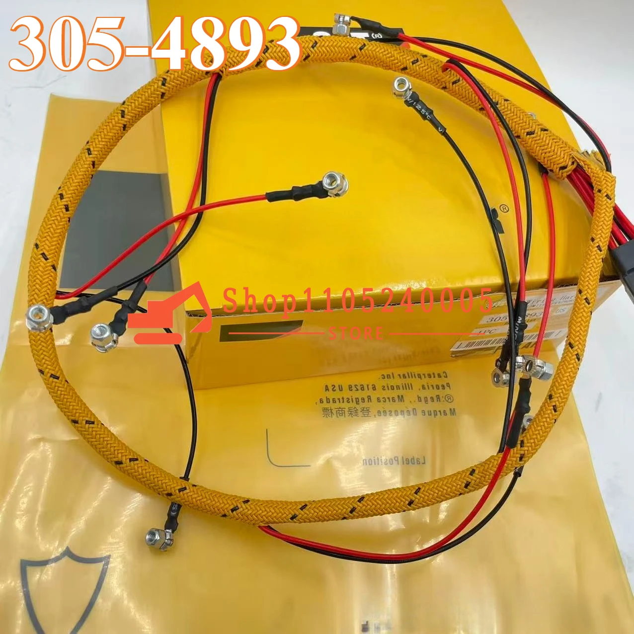 

305-4893 C6.4 C6.6 Жгут проводов топливной форсунки двигателя 2694617 260-5542 Запчасти для экскаваторов 320D 323D