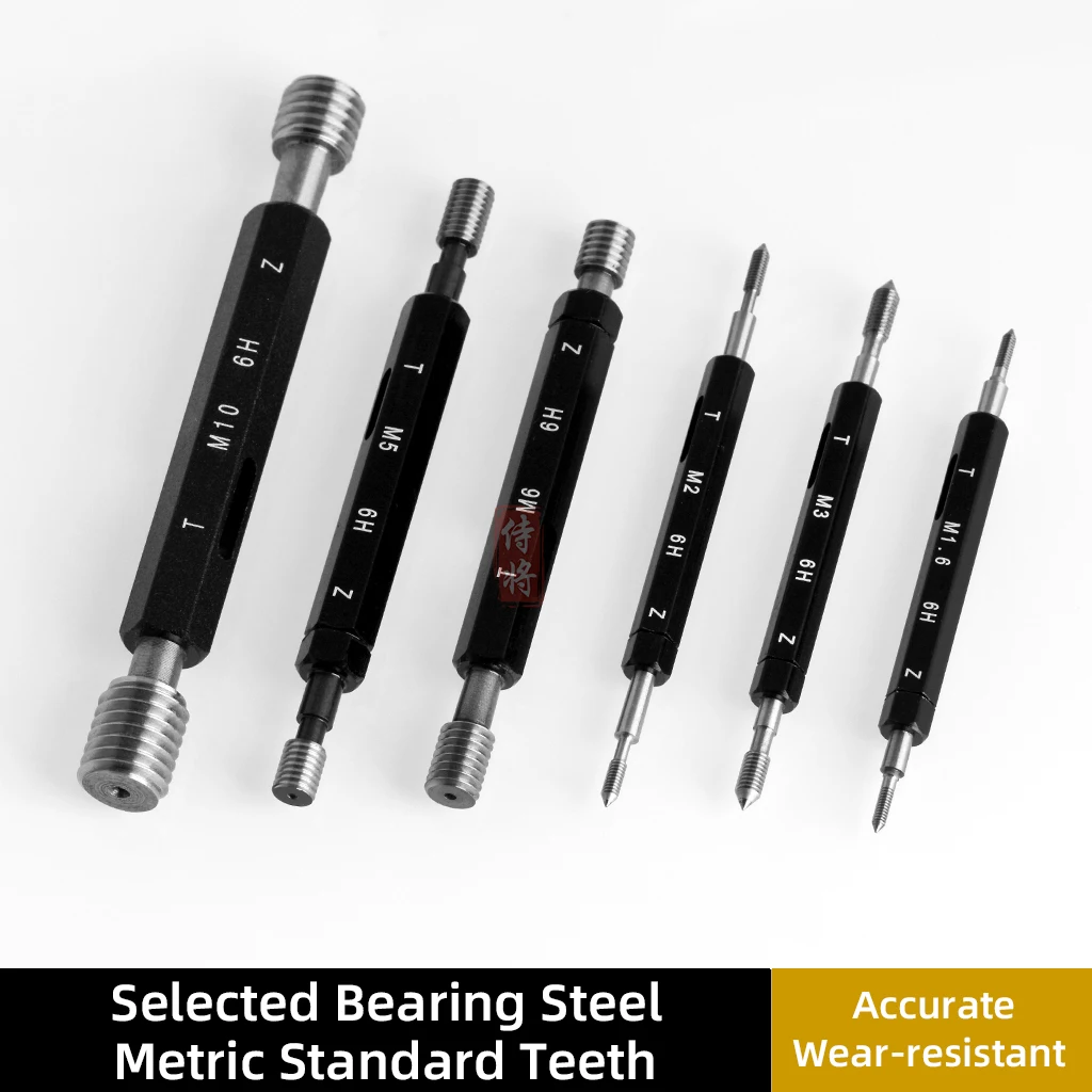 Padrão Nacional Metric Thread Plug Gauge Ponto Espiral Torneiras Ferramentas Inspeção de Qualidade Customizável 6h