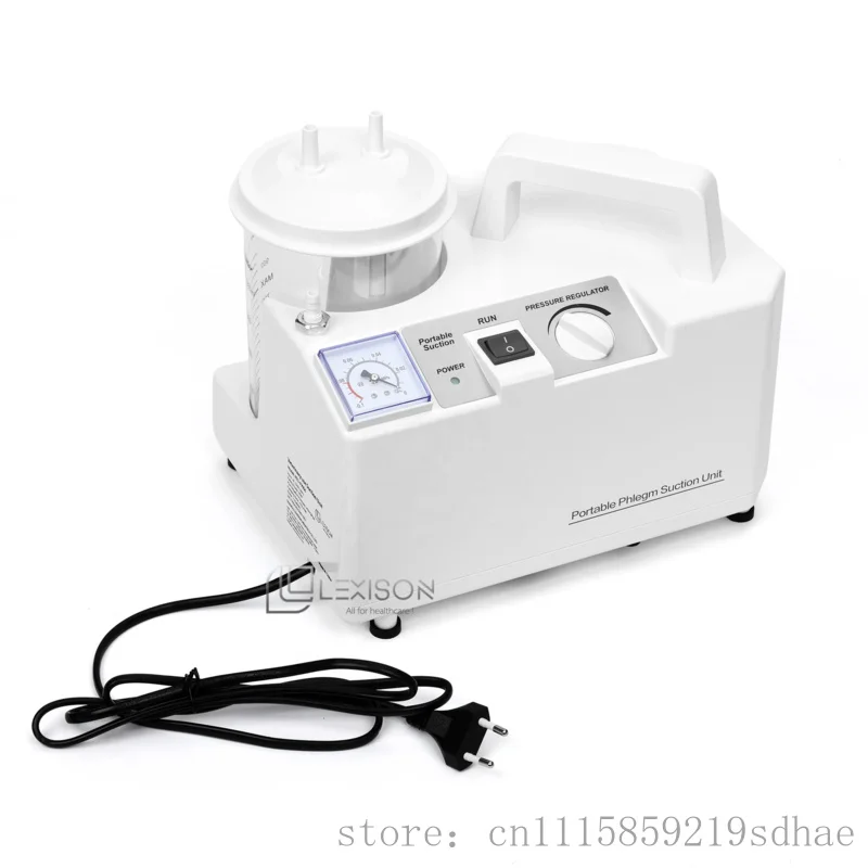 Lorvmed  Lexison New Veterinary Equipment PF9006 Medical Electric Vacuum Unit Single Bottle Phle Suction Pump hine Dog Care