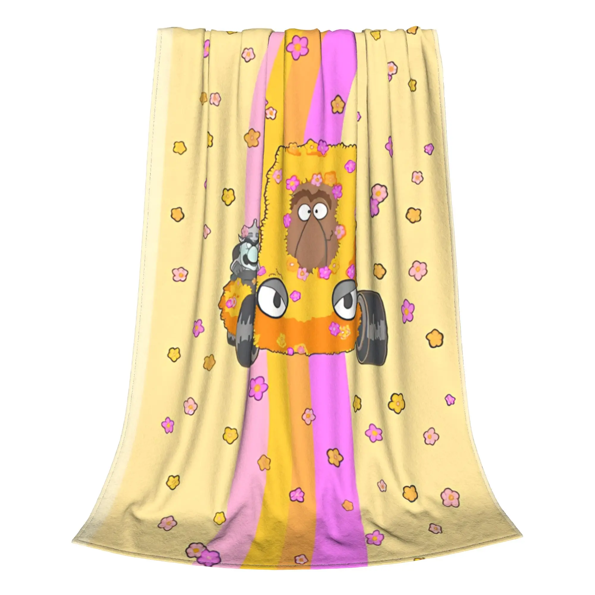 1PC Home Cutecore Flower Power Murky & Lurky R-Rainbow Brite Blanket Super Cosy Plush Home Living Room Sofa Halloween