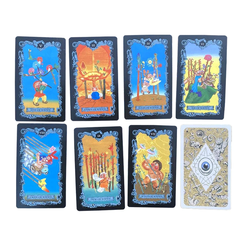 New Tarot Cards Garbage Pail Kids Playing Cards For Family Party Game Prophecy Cards Mysterious Destiny Divination Toys